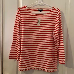 NWT Striped J. Crew Top